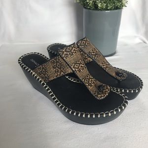 Donald pliner Catt2 tribal platform sandals